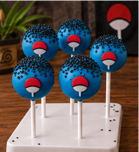 Uchiha Cake pops