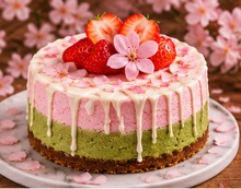 Sakura Cheesecake