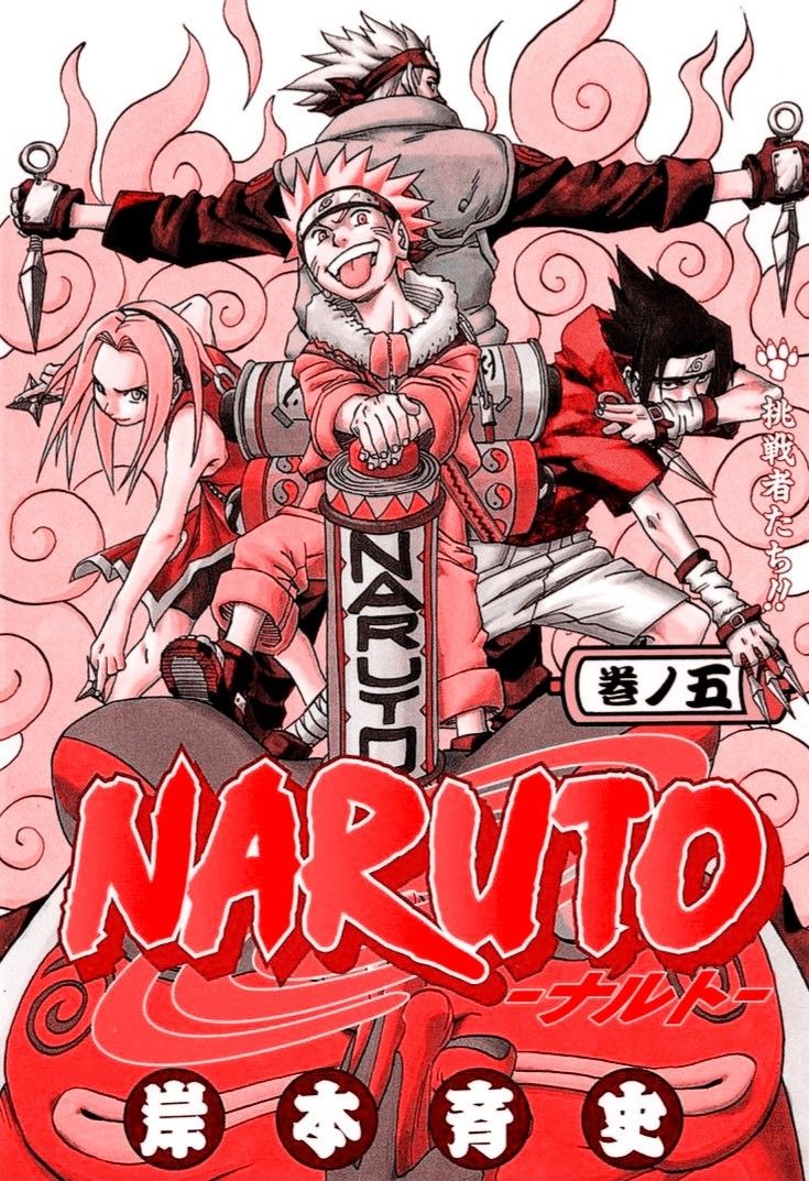 Naruto-inspired team artwork